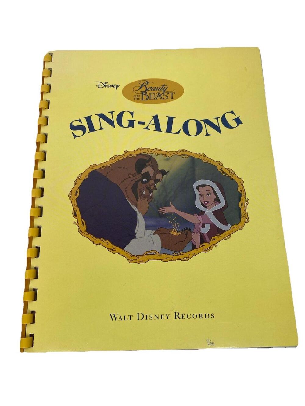 Disney Beauty & Beast Sing-Along Song Book
